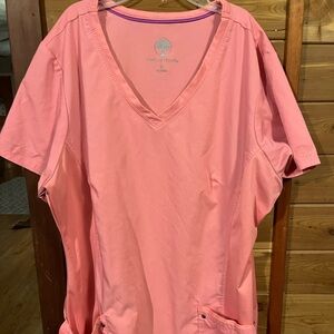 Women’s Healing Hands scrub top, has barley been worn!